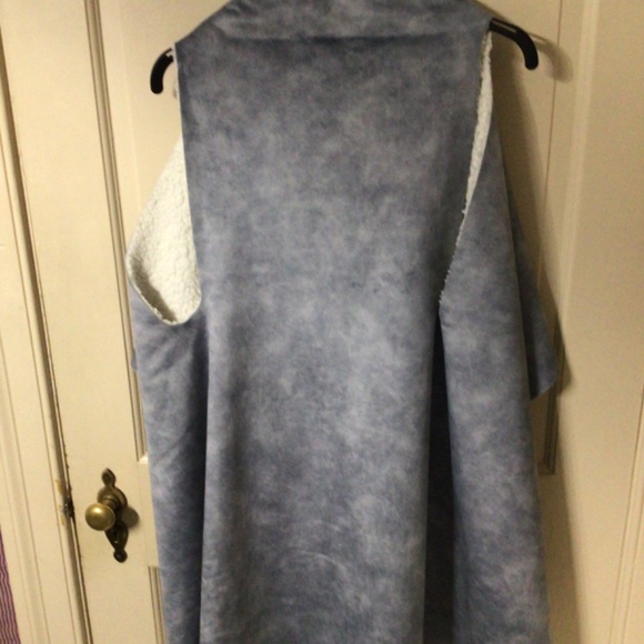Melrose and Market Grey Blue Vest/Jacket - Picture 2 of 4